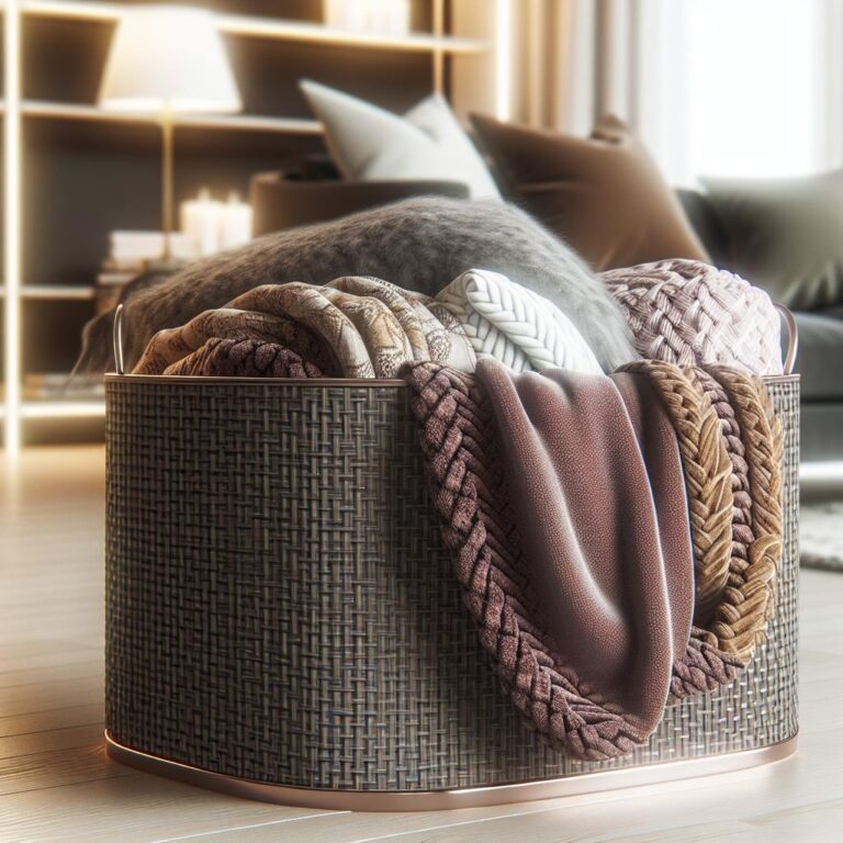 Stylish Storage Baskets for Blankets: Are They Practical?