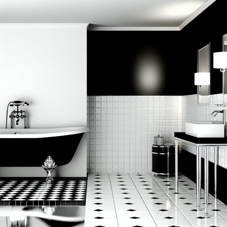 Ideas for Black and White Bathroom Decor: What Works?