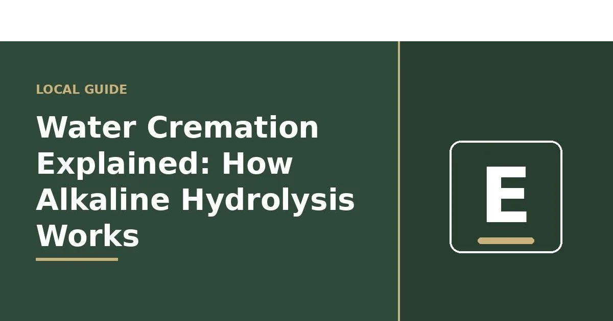 Water Cremation Explained: How Alkaline Hydrolysis Works